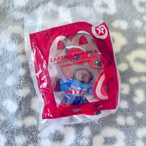 NEW IN BAG Captain America Brave New World Captain America Plush McDonald’s toy